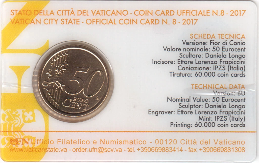 50 Euro Cent Vatican